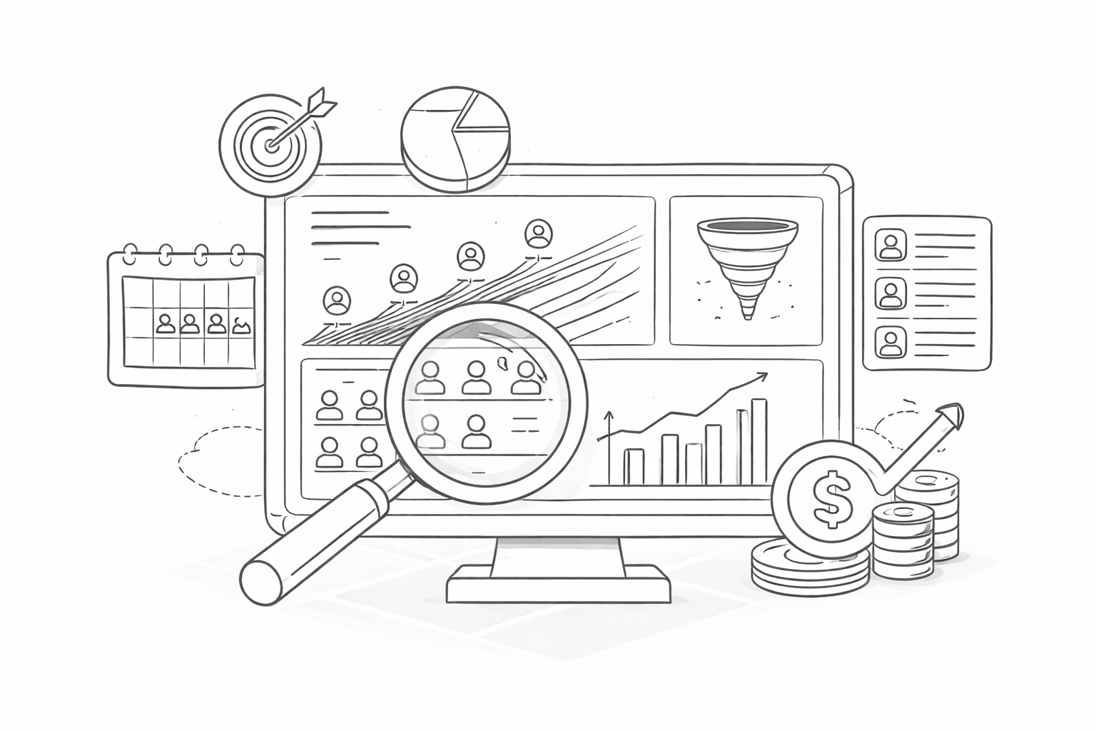 AI analyst with attribution signals