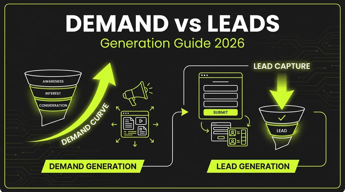 Demand Gen vs Lead Gen Guide 2026