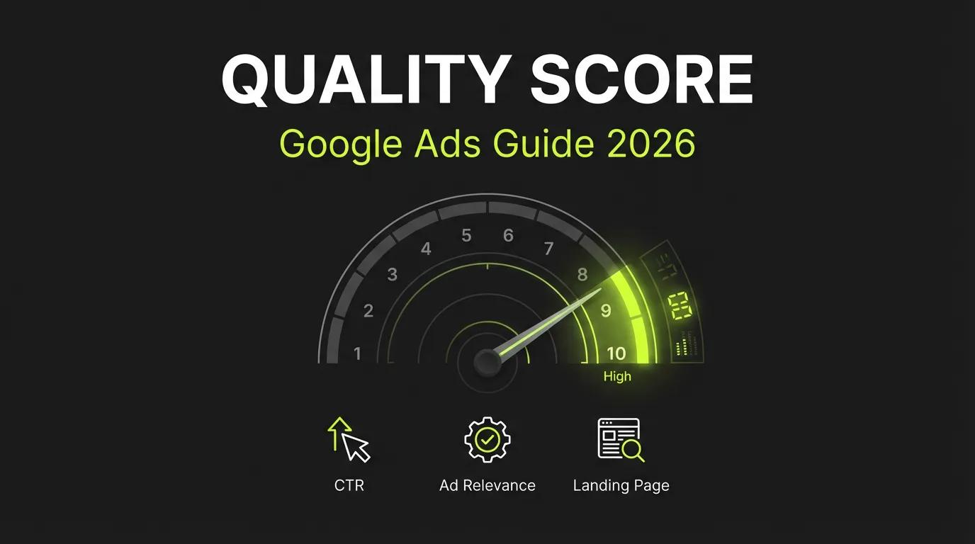 Google Ads Quality Score Guide 2026