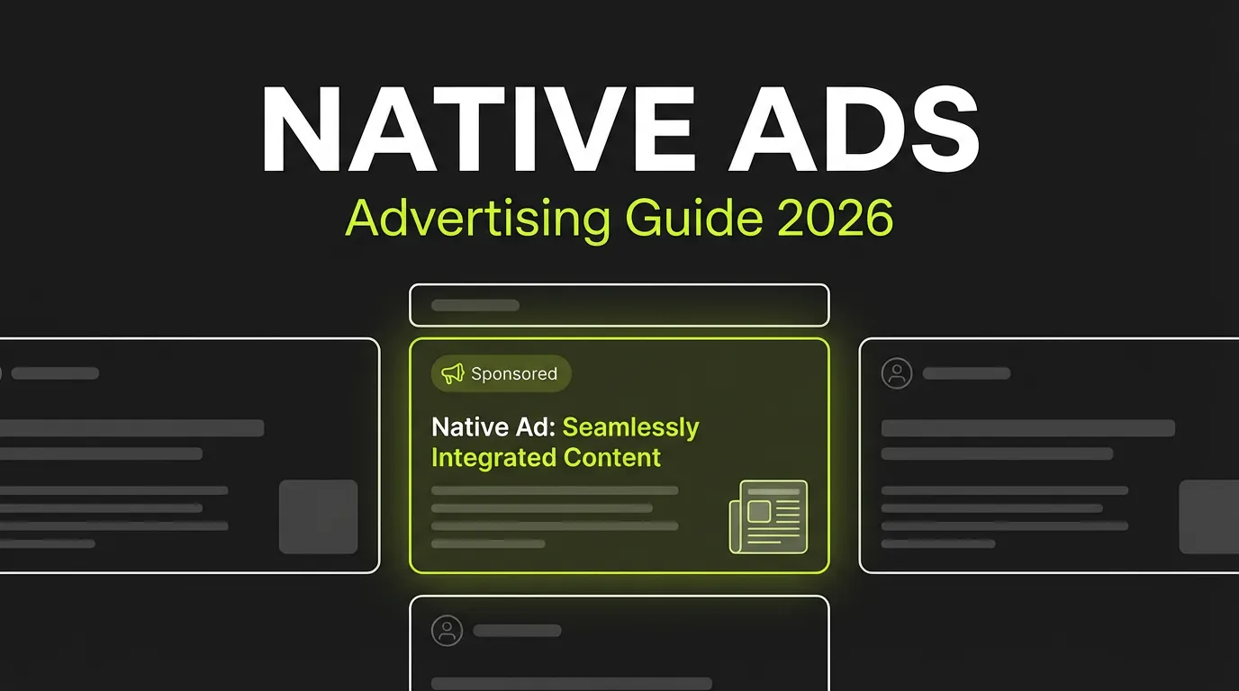 Native Advertising Guide 2026: Strategies for $400B Market