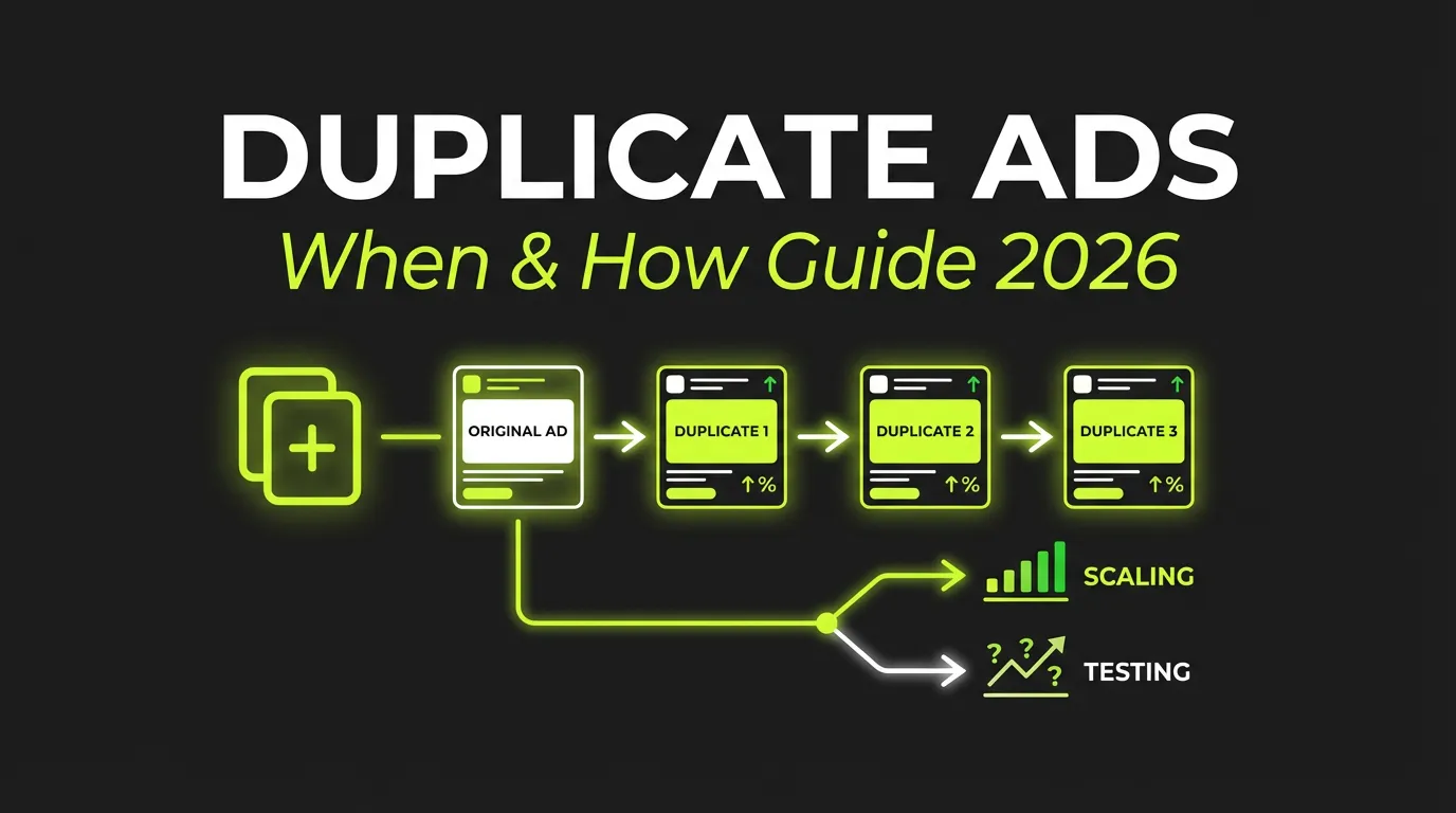 When to Duplicate Facebook Ads: Testing & Scaling