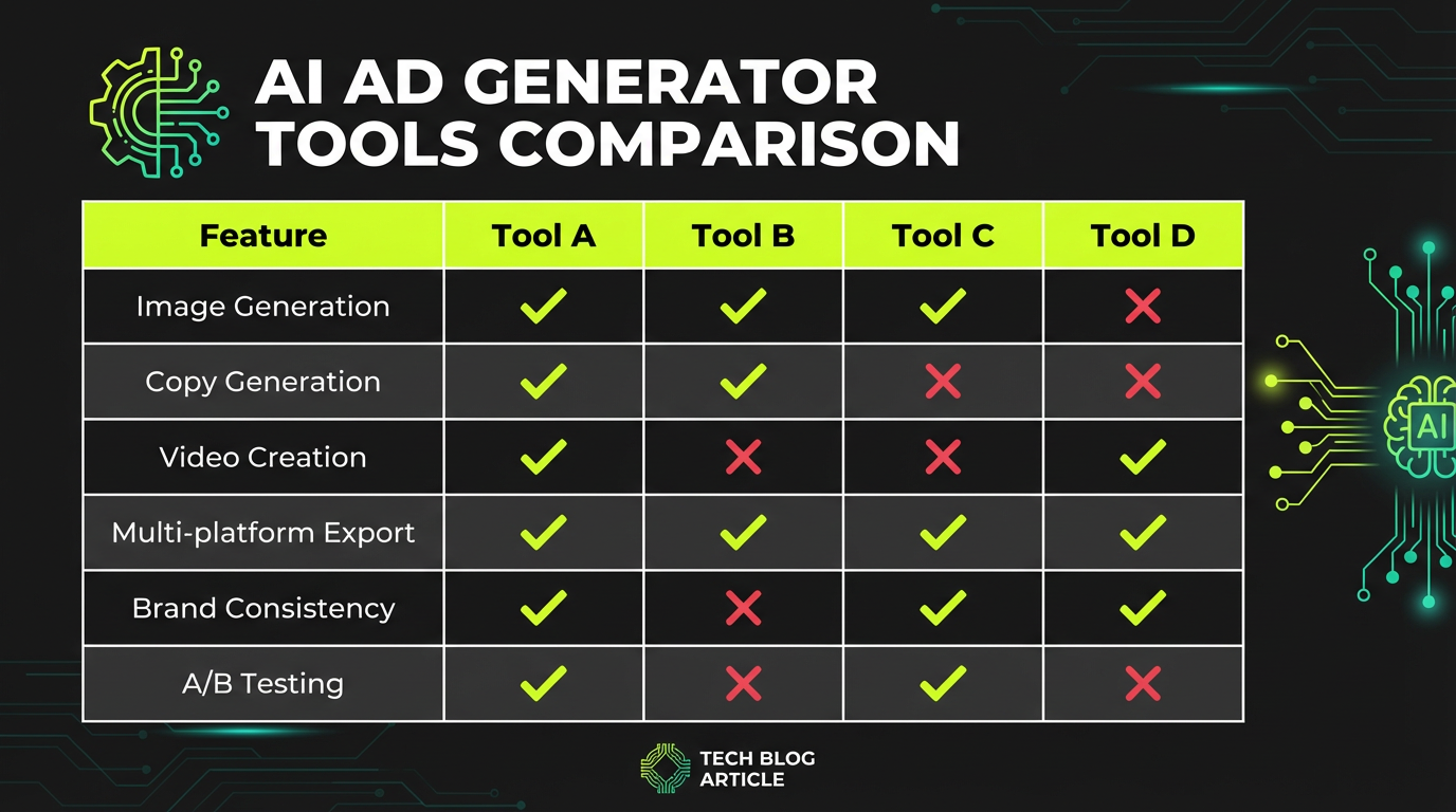 AI Ad Generator Tools Comparison