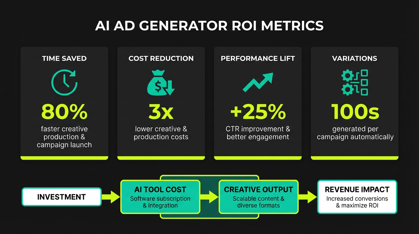 AI Ad Generator ROI Metrics Dashboard