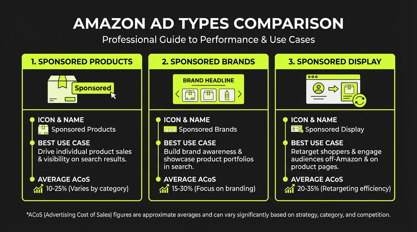 Amazon Ad Types Overview