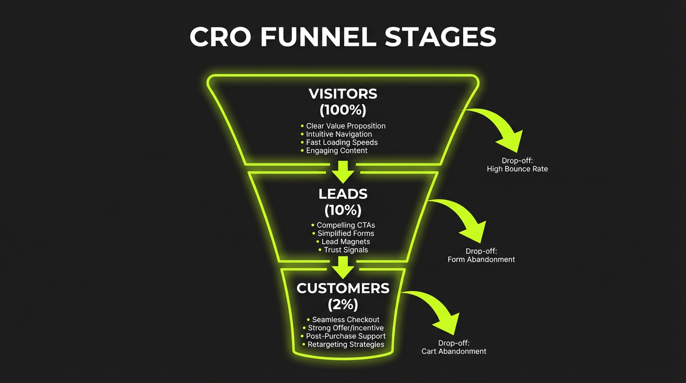 CRO Funnel Diagram