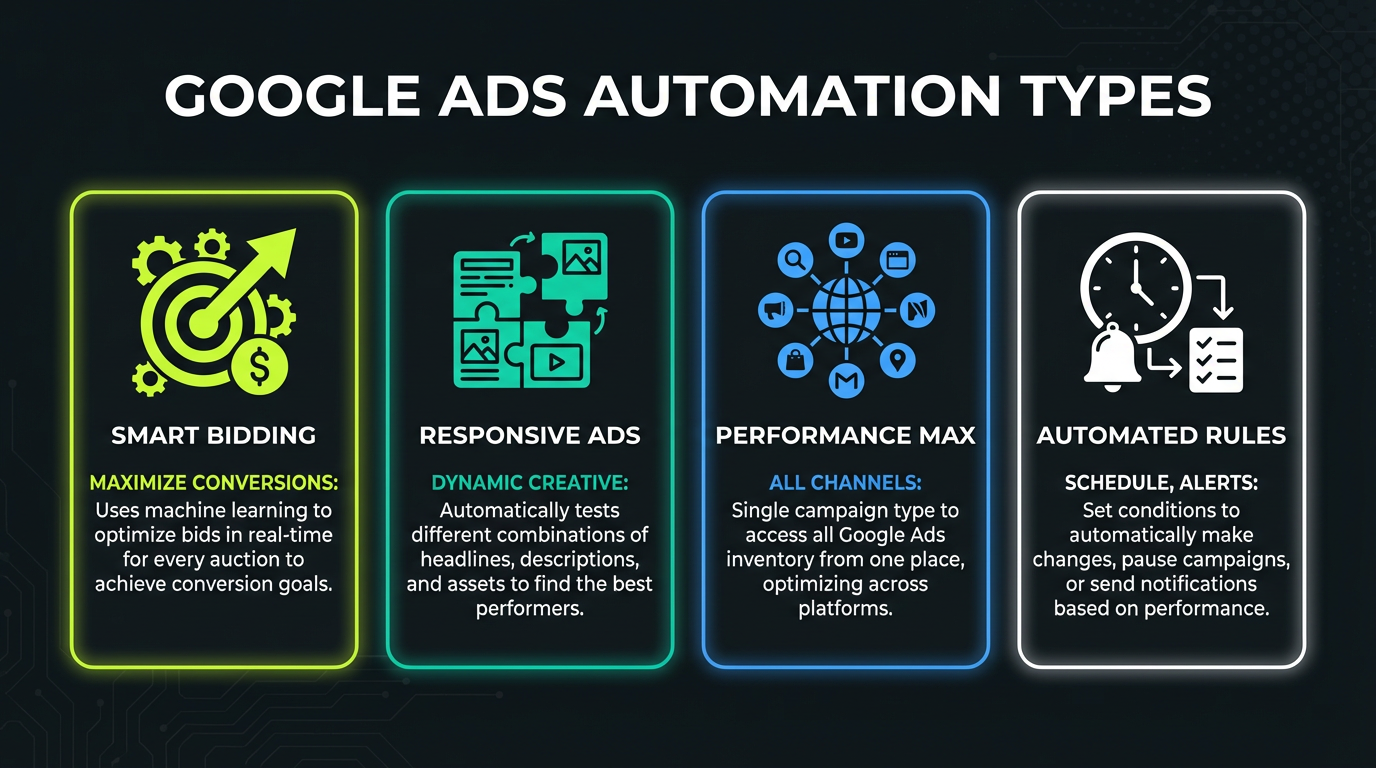 Google Ads Automation Types