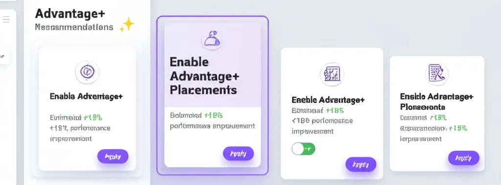Advantage+ Recommendations Panel