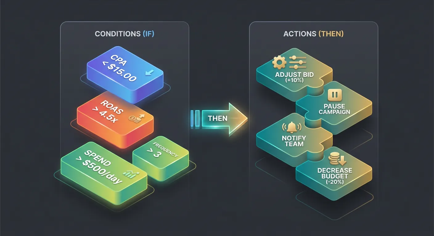 Rule Conditions and Actions - Meta Ads Automation