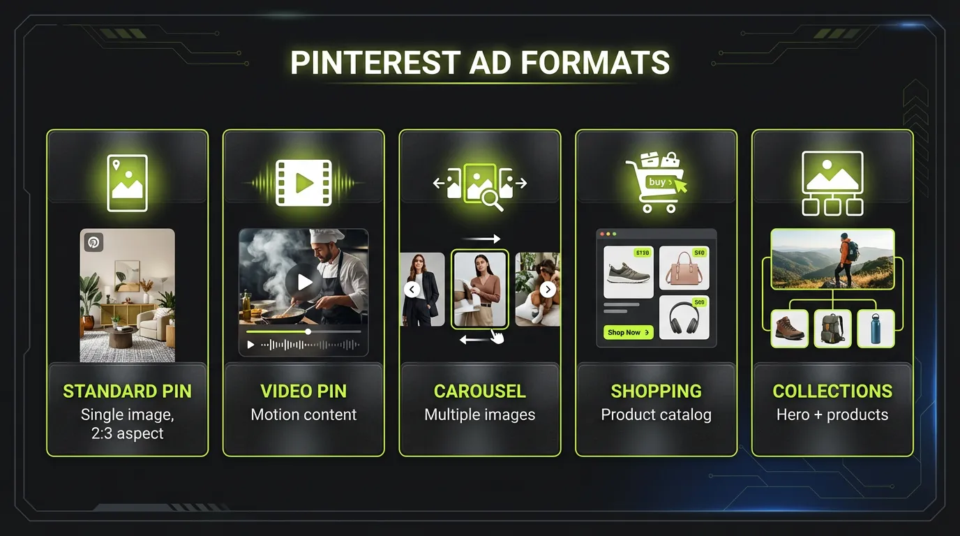 Pinterest Ad Formats