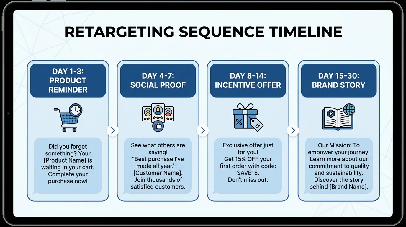 Retargeting Sequence Timeline