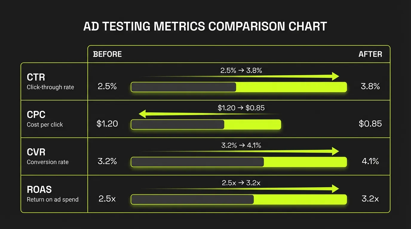 Testing Metrics Comparison