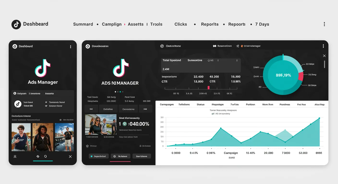 TikTok Ads Manager Dashboard