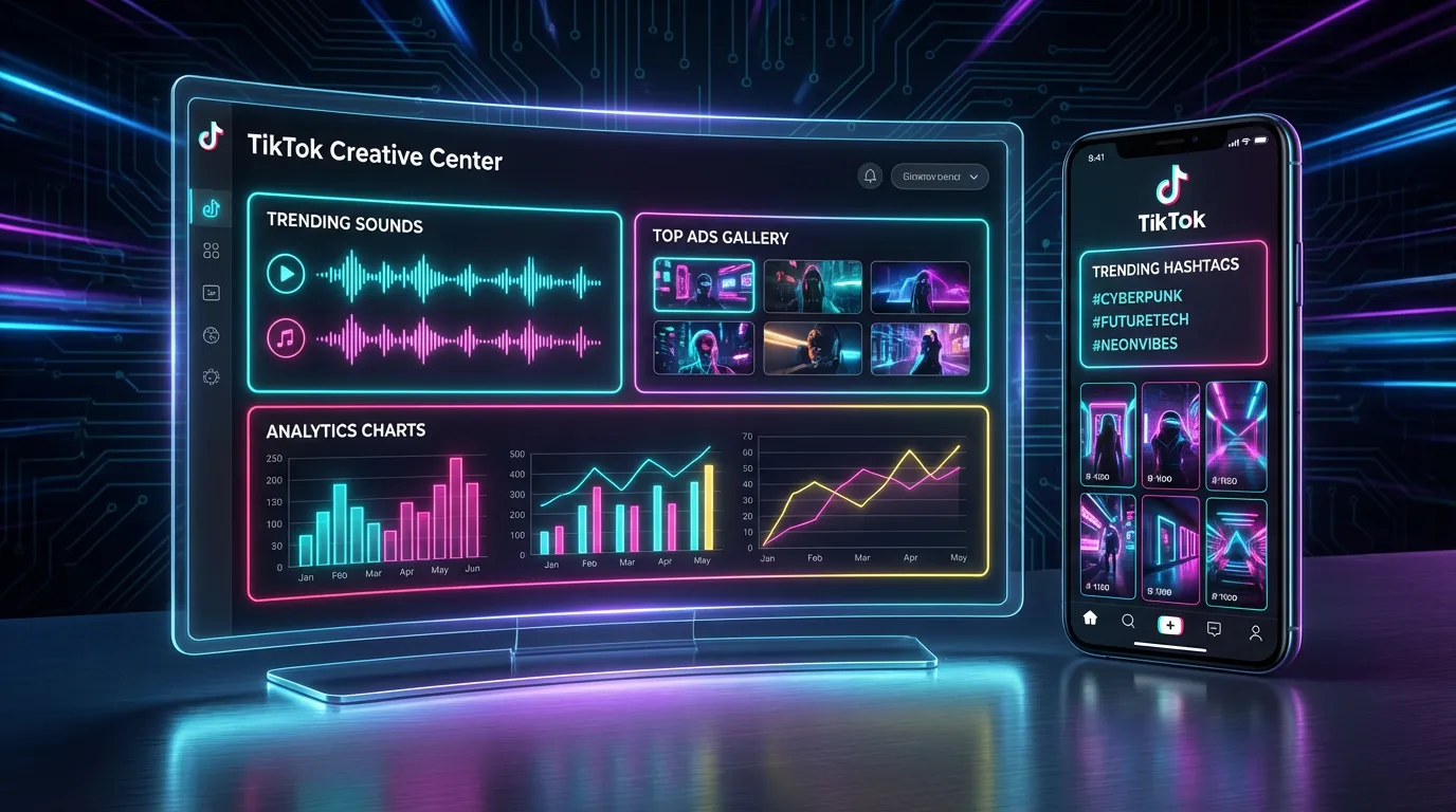 TikTok Creative Center Dashboard - Main Features Overview