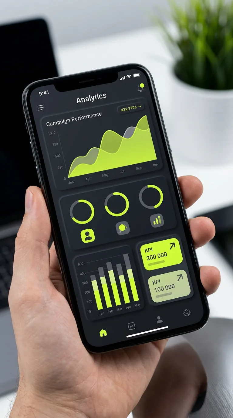 AdBid mobile app attribution and LTV dashboard